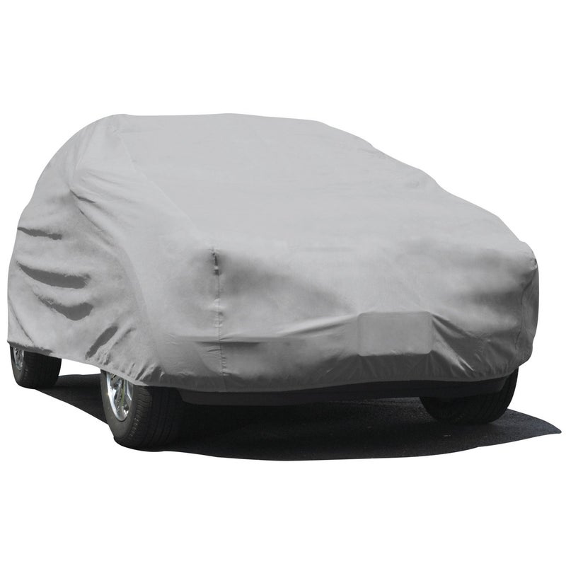 Budge Protector V SUV Cover, Premium 5-Layer Waterproof All Weather Dust Proof Protection with Soft Inner Lining, Fits SUVs up to 210" L x 68" W x 60" H, Gray, Size 2 - Image 1